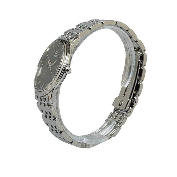 オメガ デビル 腕時計 4510.51 クオーツ ブラック文字盤 ステンレススチール メンズ OMEGA 【中古】