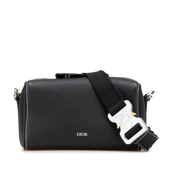 ディオール ランゴ22 ショルダーバッグ ブラック レザー レディース Dior 【中古】