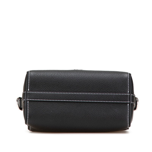 ディオール ランゴ22 ショルダーバッグ ブラック レザー レディース Dior 【中古】