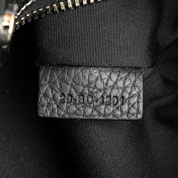 ディオール ランゴ22 ショルダーバッグ ブラック レザー レディース Dior 【中古】