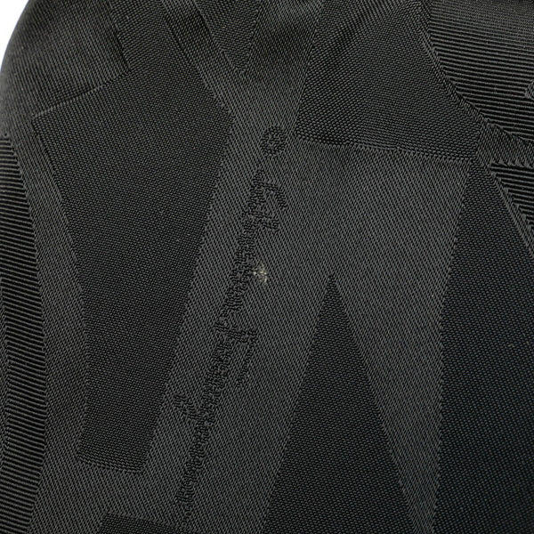 サルヴァトーレフェラガモ ポーチ ブラック ナイロン レザー レディース Salvatore Ferragamo 【中古】