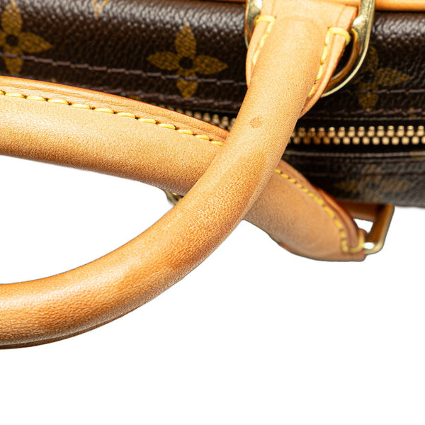 ルイ ヴィトン モノグラム トゥルーヴィル ハンドバッグ M42228 ブラウン PVC レザー レディース LOUIS VUITTON 【中古】