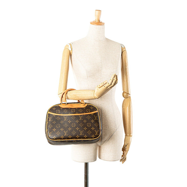 ルイ ヴィトン モノグラム トゥルーヴィル ハンドバッグ M42228 ブラウン PVC レザー レディース LOUIS VUITTON 【中古】