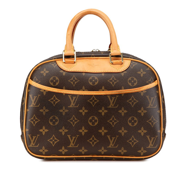ルイ ヴィトン モノグラム トゥルーヴィル ハンドバッグ M42228 ブラウン PVC レザー レディース LOUIS VUITTON 【中古】