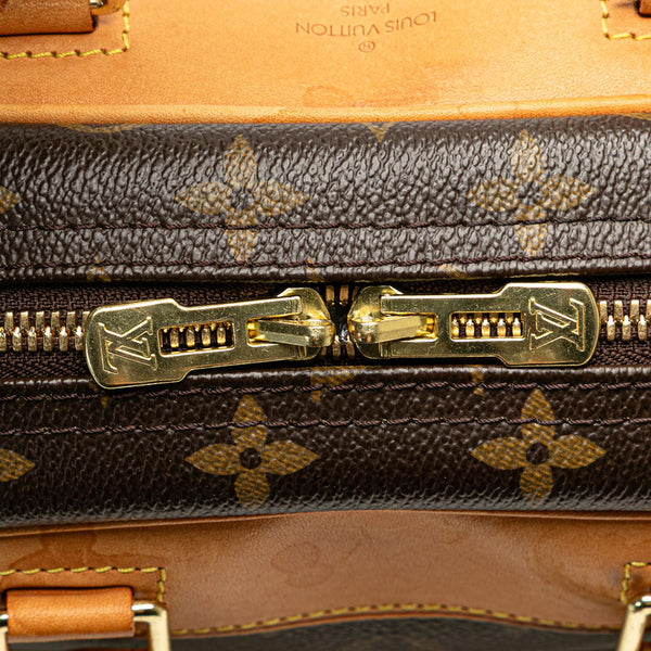 ルイ ヴィトン モノグラム トゥルーヴィル ハンドバッグ M42228 ブラウン PVC レザー レディース LOUIS VUITTON 【中古】