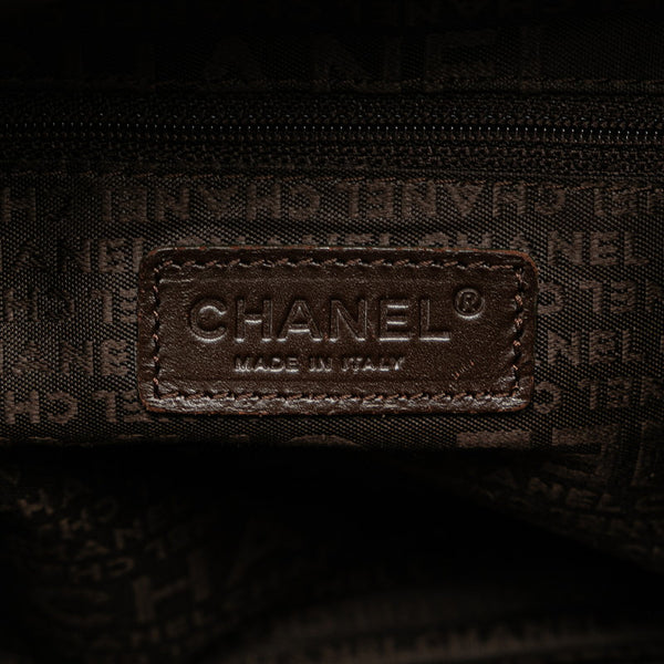 シャネル チョコバー トートバッグ ショルダーバッグ A26135 ブラウン キャビアスキン レディース CHANEL 【中古】