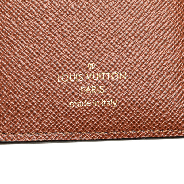 ルイ ヴィトン モノグラム ポルトフォイユ ヴィクトリーヌ 三つ折り財布 M62472 ブラウン PVC レディース LOUIS VUITTON 【中古】