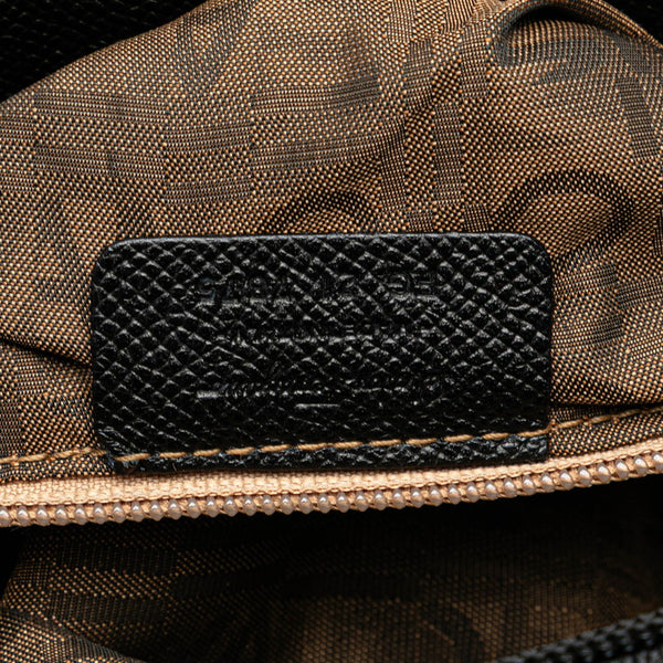 サルヴァトーレフェラガモ ガンチーニ ハンドバッグ ブラック レザー レディース Salvatore Ferragamo 【中古】