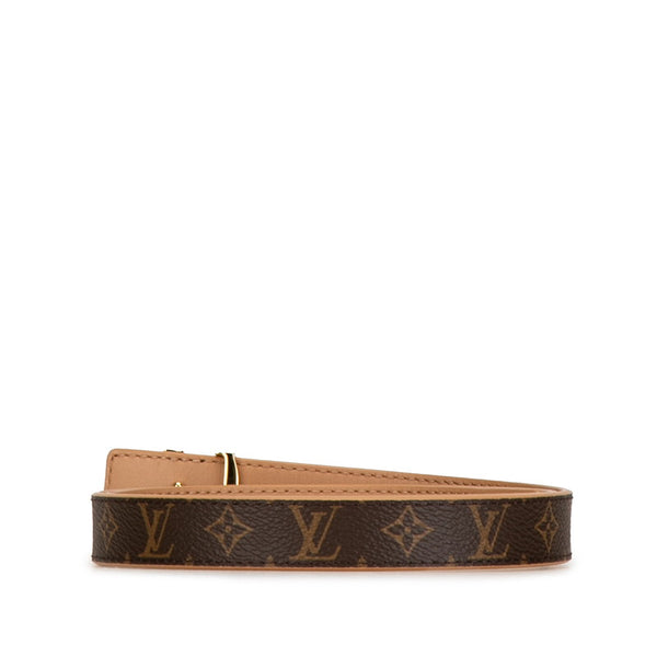 ルイ ヴィトン モノグラム アイコニック20MMリバーシブル ベルト 80/32 M0527 ブラウン PVC レザー メンズ LOUIS VUITTON 【中古】