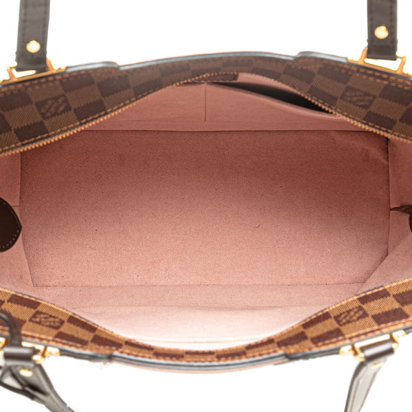ルイ ヴィトン ダミエ ジャージー トートバッグ N44041 マグノリア ブラウン ピンク PVC レザー レディース LOUIS VUITTON 【中古】