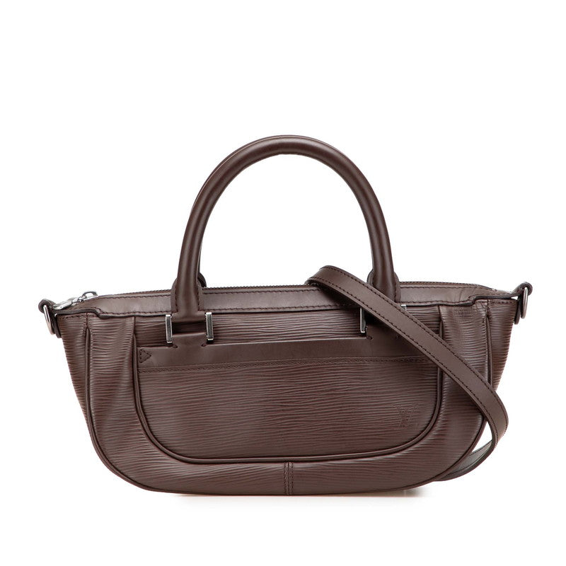 ルイ ヴィトン エピ ダヌーラPM ハンドバッグ ショルダーバッグ 2WAY M5891D モカ ブラウン レザー レディース LOUIS VUITTON 【中古】