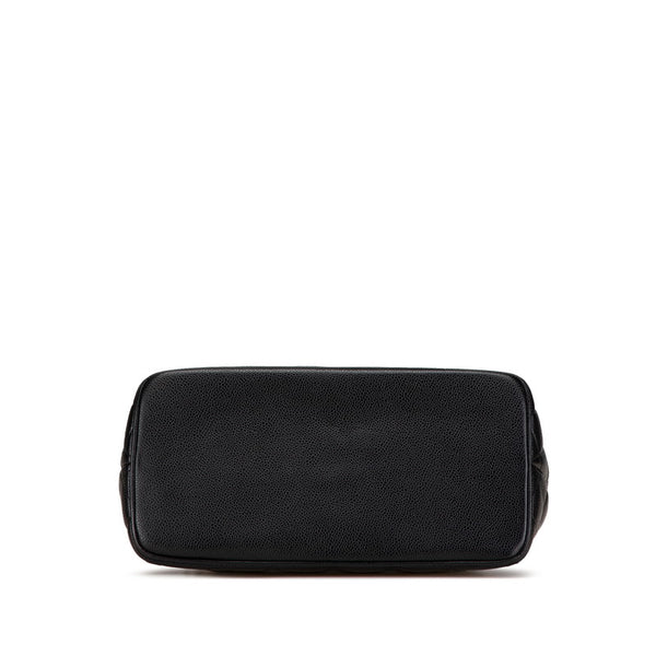 シャネル マトラッセ ココマーク 復刻トート トートバッグ A01804 ブラック レザー レディース CHANEL 【中古】