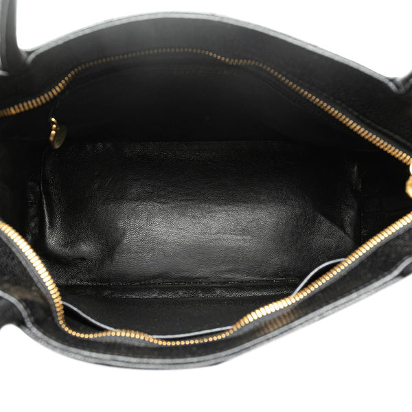 シャネル マトラッセ ココマーク 復刻トート トートバッグ A01804 ブラック レザー レディース CHANEL 【中古】