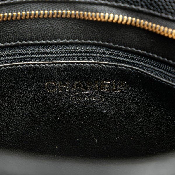 シャネル マトラッセ ココマーク 復刻トート トートバッグ A01804 ブラック レザー レディース CHANEL 【中古】