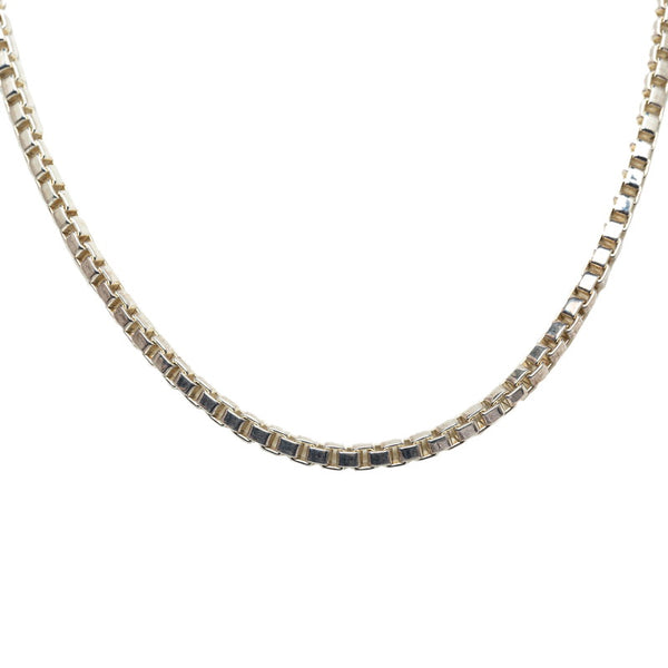 ティファニー ベネチアンリンク チェーンネックレス SV925 シルバー レディース TIFFANY&Co. 【中古】