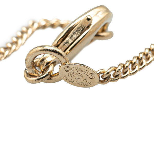 シャネル ココマーク No.5 スイング ブレスレット シルバー メタル ラインストーン レディース CHANEL 【中古】