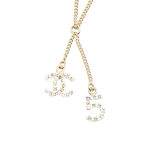 シャネル ココマーク No.5 スイング ブレスレット シルバー メタル ラインストーン レディース CHANEL 【中古】