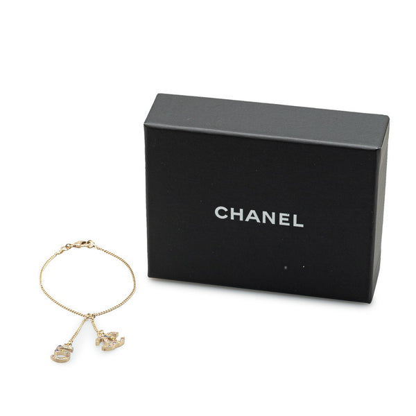 シャネル ココマーク No.5 スイング ブレスレット シルバー メタル ラインストーン レディース CHANEL 【中古】