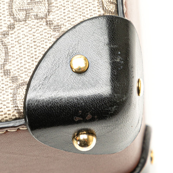 グッチ バンブー GGスモール ハンドバッグ ショルダーバッグ 2WAY 603221 ベージュ マルチカラー PVC レザー レディース GUCCI 【中古】