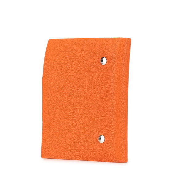 エルメス ユリスPM レフィル付属 手帳カバー オレンジポピー トゴ レディース HERMES 【中古】