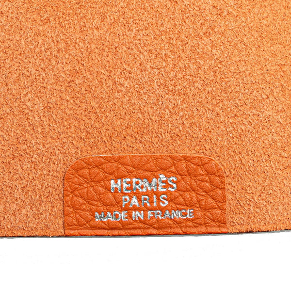 エルメス ユリスPM レフィル付属 手帳カバー オレンジポピー トゴ レディース HERMES 【中古】