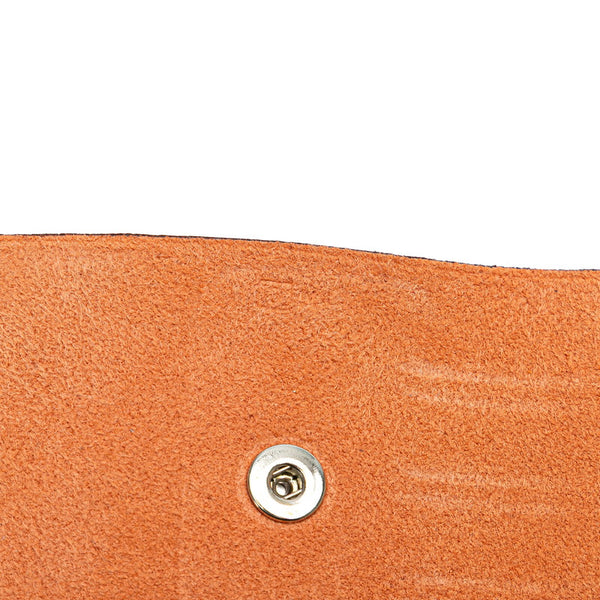 エルメス ユリスPM レフィル付属 手帳カバー オレンジポピー トゴ レディース HERMES 【中古】