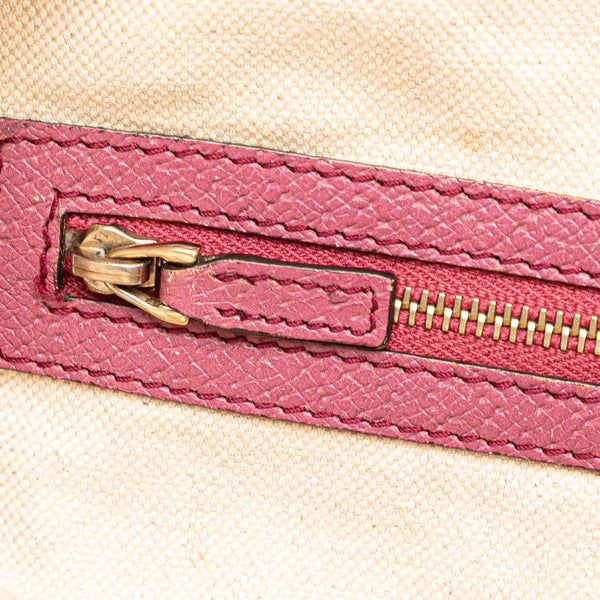 グッチ GGキャンバス ブリー ハンドバッグ ショルダーバッグ 2WAY 353120 ベージュ ピンク キャンバス レザー レディース GUCCI 【中古】
