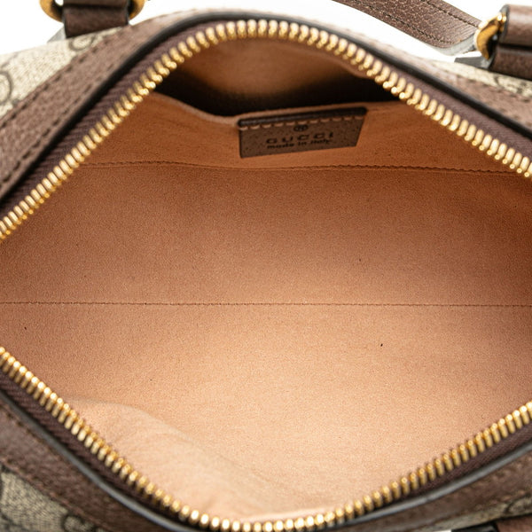 グッチ GGスプリーム オフィディア ハンドバッグ ショルダーバッグ 602577 ベージュ ブラウン PVC レザー レディース GUCCI 【中古】