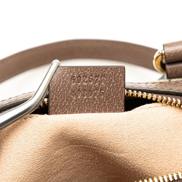 グッチ GGスプリーム オフィディア ハンドバッグ ショルダーバッグ 602577 ベージュ ブラウン PVC レザー レディース GUCCI 【中古】