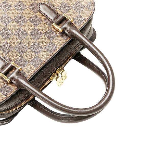 ルイ ヴィトン ダミエ トリアナ ハンドバッグ N51155 ブラウン PVC レザー レディース LOUIS VUITTON 【中古】