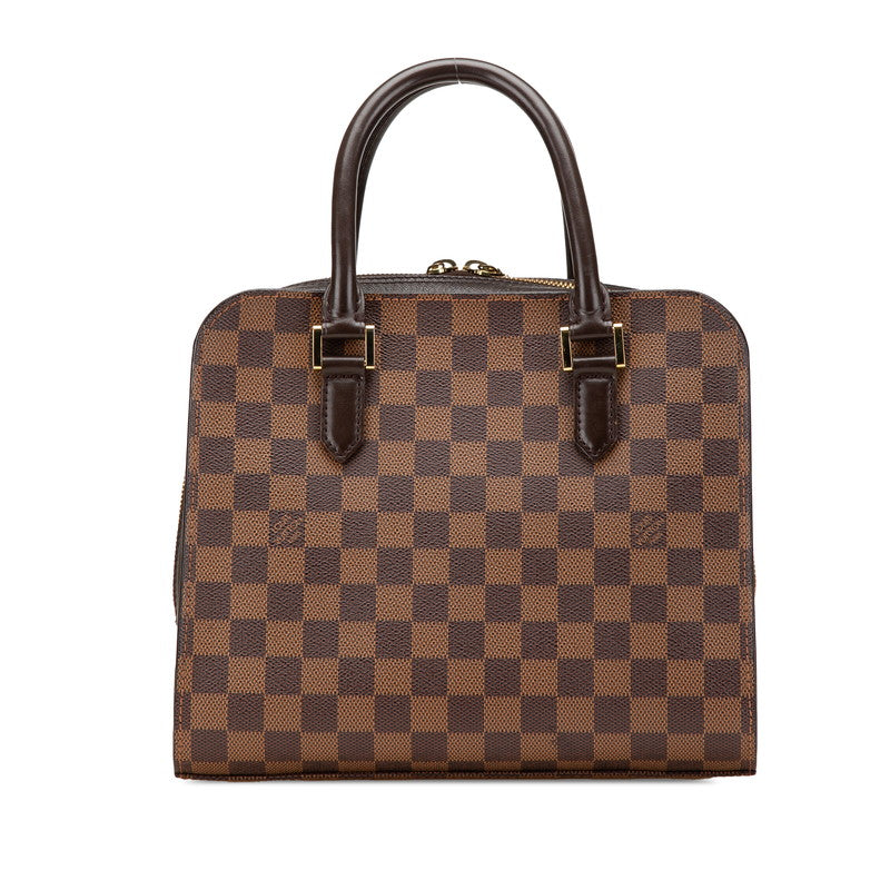 ルイ ヴィトン ダミエ トリアナ ハンドバッグ N51155 ブラウン PVC レザー レディース LOUIS VUITTON 【中古】