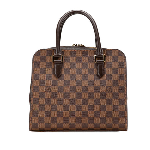 ルイ ヴィトン ダミエ トリアナ ハンドバッグ N51155 ブラウン PVC レザー レディース LOUIS VUITTON 【中古】