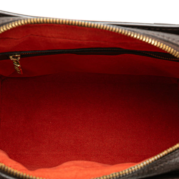 ルイ ヴィトン ダミエ トリアナ ハンドバッグ N51155 ブラウン PVC レザー レディース LOUIS VUITTON 【中古】
