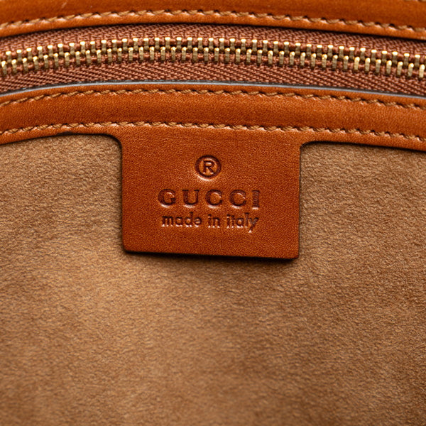 グッチ GGスプリーム トートバッグ ショルダーバッグ 415721 ベージュ ブラウン PVC レザー レディース GUCCI 【中古】