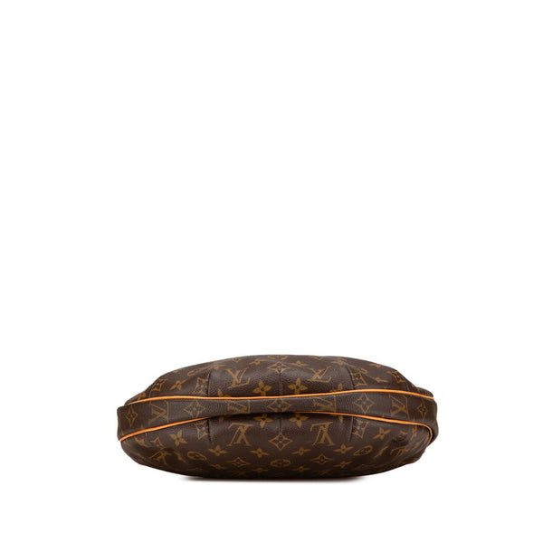 ルイ ヴィトン モノグラム クロワッサンMM ワンショルダーバッグ M51512 ブラウン PVC レザー レディース LOUIS VUITTON 【中古】