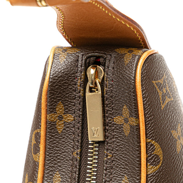 ルイ ヴィトン モノグラム クロワッサンMM ワンショルダーバッグ M51512 ブラウン PVC レザー レディース LOUIS VUITTON 【中古】