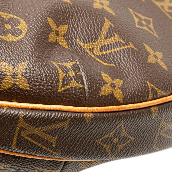 ルイ ヴィトン モノグラム クロワッサンMM ワンショルダーバッグ M51512 ブラウン PVC レザー レディース LOUIS VUITTON 【中古】