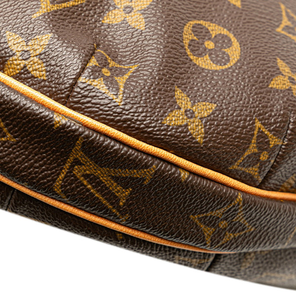 ルイ ヴィトン モノグラム クロワッサンMM ワンショルダーバッグ M51512 ブラウン PVC レザー レディース LOUIS VUITTON 【中古】