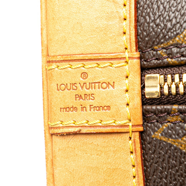 ルイ ヴィトン モノグラム アルマ ハンドバッグ M51130 ブラウン PVC レザー レディース LOUIS VUITTON 【中古】
