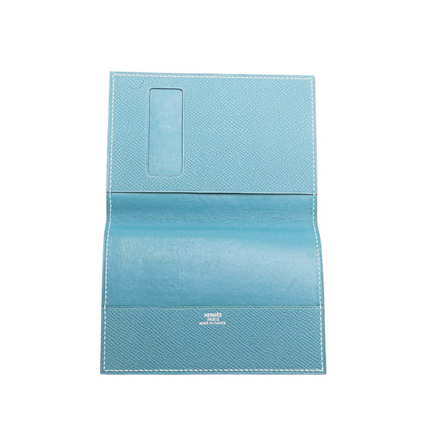 エルメス MC2 マゼラン パスポートケース ブルージーン ヴォーエプソン レディース HERMES 【中古】