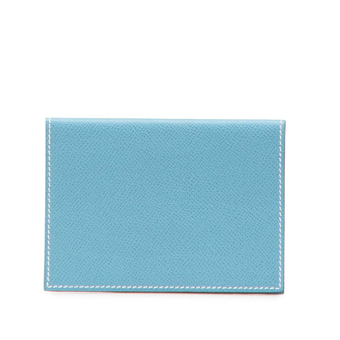 エルメス MC2 マゼラン パスポートケース ブルージーン ヴォーエプソン レディース HERMES 【中古】