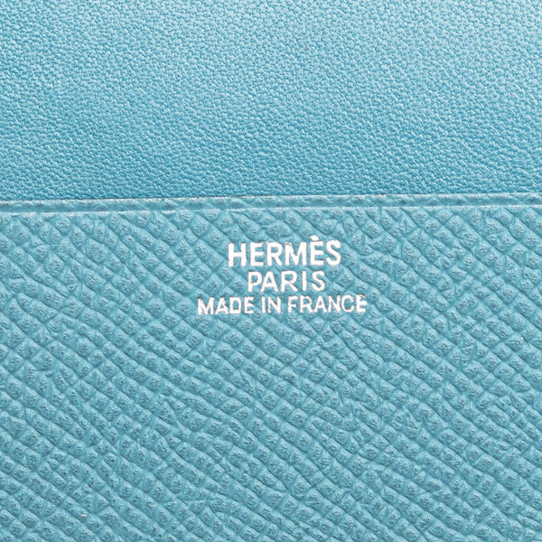 エルメス MC2 マゼラン パスポートケース ブルージーン ヴォーエプソン レディース HERMES 【中古】
