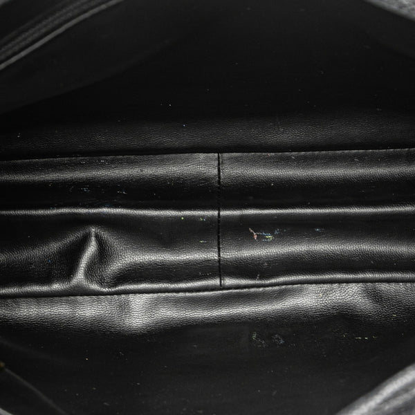 シャネル トリプル ココマーク チェーン ショルダーバッグ ブラック キャビアスキン レディース CHANEL 【中古】