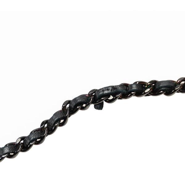 シャネル ココマーク ボーイシャネル ソーブラック チェーン ショルダーバッグ  ブラック マットキャビアスキン レディース CHANEL 【中古】