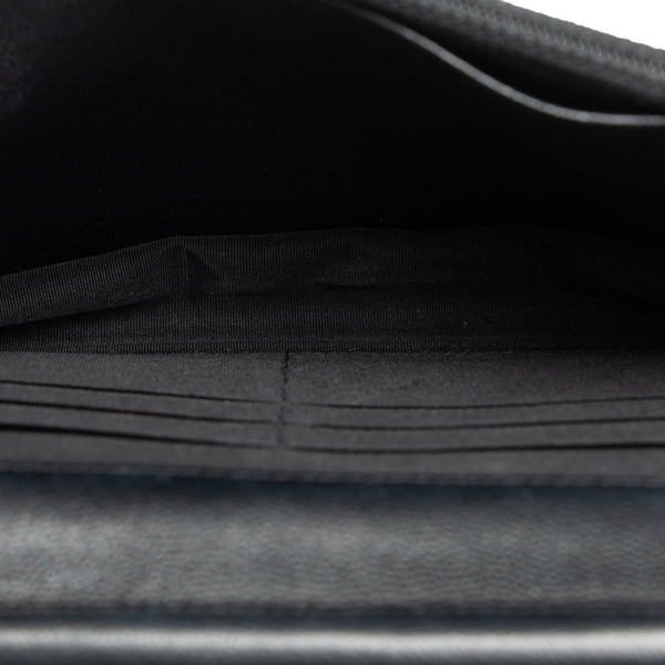 シャネル ココマーク ボーイシャネル ソーブラック チェーン ショルダーバッグ  ブラック マットキャビアスキン レディース CHANEL 【中古】