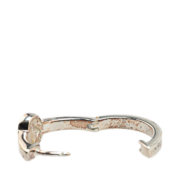 グッチ インターロッキングG ピアス シルバー SV925 シルバー レディース GUCCI 【中古】