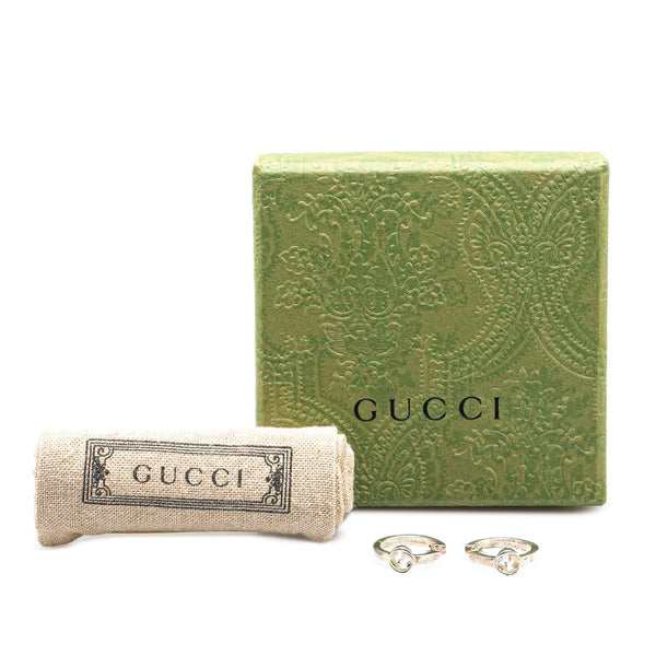 グッチ インターロッキングG ピアス シルバー SV925 シルバー レディース GUCCI 【中古】