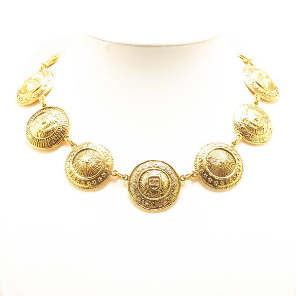 シャネル ヴィンテージ ネックレス ゴールド メッキ レディース CHANEL 【中古】
