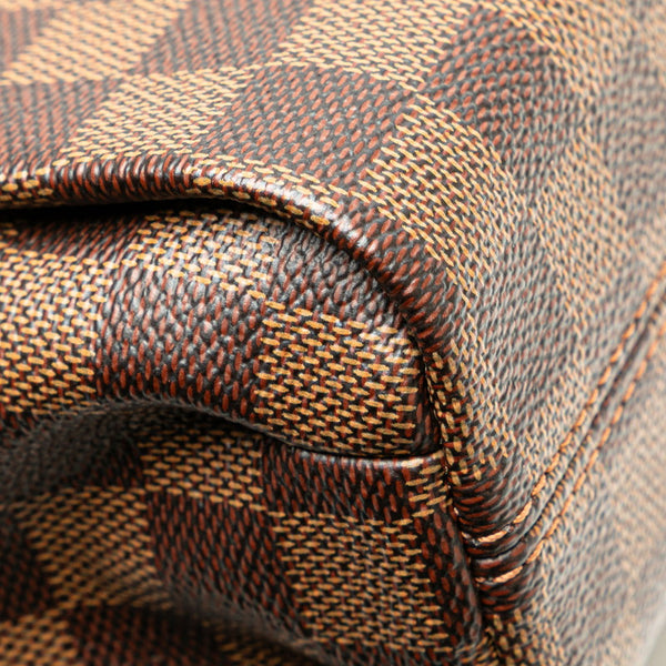 ルイ ヴィトン ダミエ クロワゼットPM ハンドバッグ ショルダーバッグ 2WAY N53000 ブラウン PVC レザー レディース LOUIS VUITTON 【中古】
