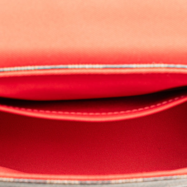ルイ ヴィトン ダミエ クロワゼットPM ハンドバッグ ショルダーバッグ 2WAY N53000 ブラウン PVC レザー レディース LOUIS VUITTON 【中古】